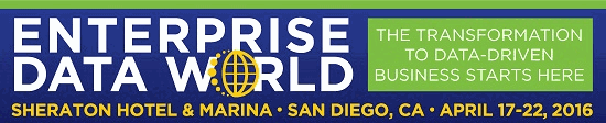 Enterprise Data World in San Diego on Apr. 20, 2016